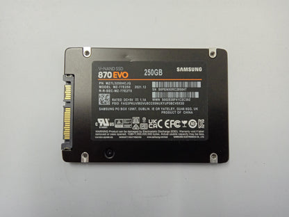 Samsung 870 EVO MZ-77E250 250GB 2.5" Solid State Drive SATA SSD