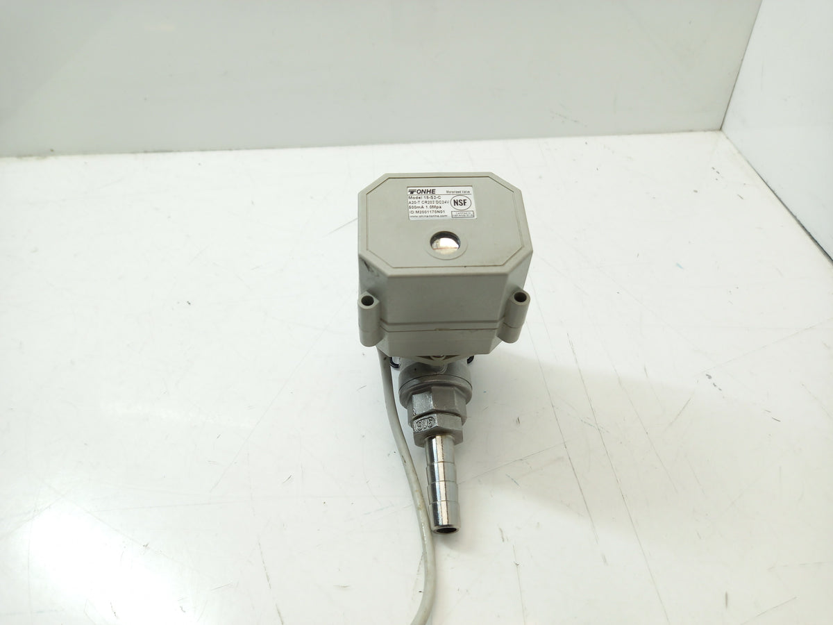 Tonhe Stainless Steel Motorized Ball Valve 15-S2-C A20-T CR202 DC24V