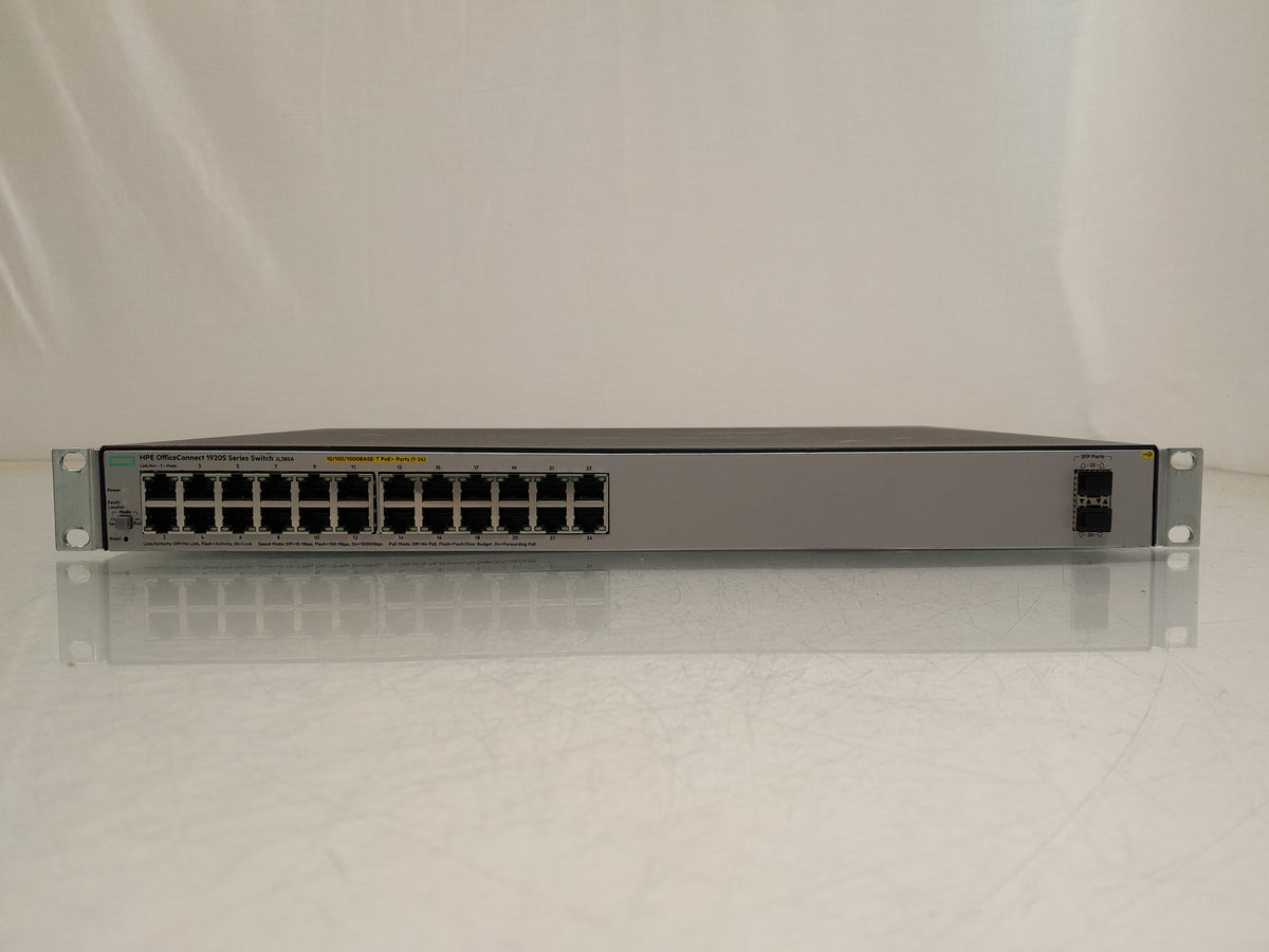 HPE OfficeConnect 1920S 24G 2SFP PoE+ 370W Smart Managed Switch (JL385A)