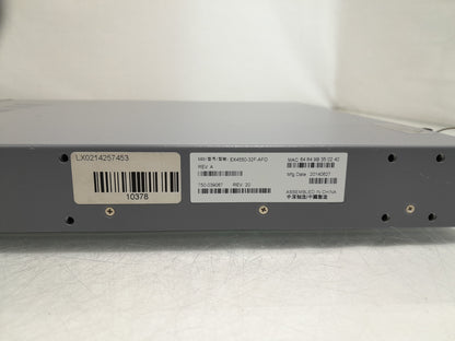 Juniper Networks EX4550-32F-AFO Switch with Juniper EX4550-EM-2QSFP 2 x 40Gb QSFP+ Module