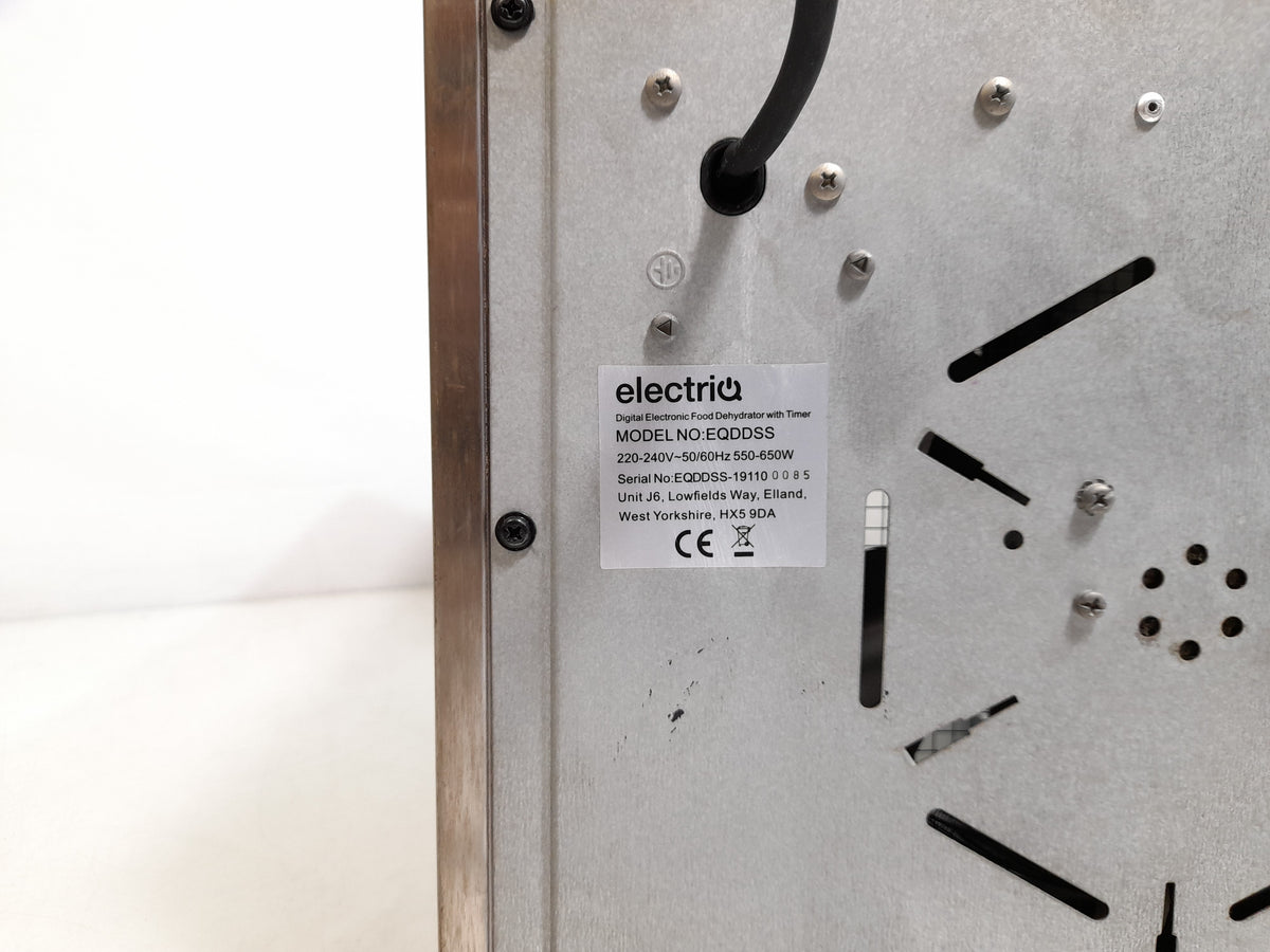 ElectriQ EQDDSS Digital Food Dehydrator - No Shelves Included
