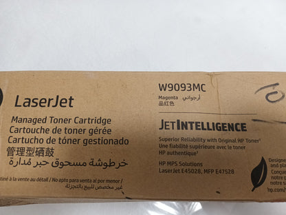 Genuine HP W9093MC Managed Laserjet Toner Cartridge Magenta - Damage Packaging