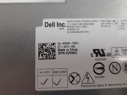 Dell OptiPlex 9010 200W AIO Power Supply Unit With I/O Shield 0VVN0X