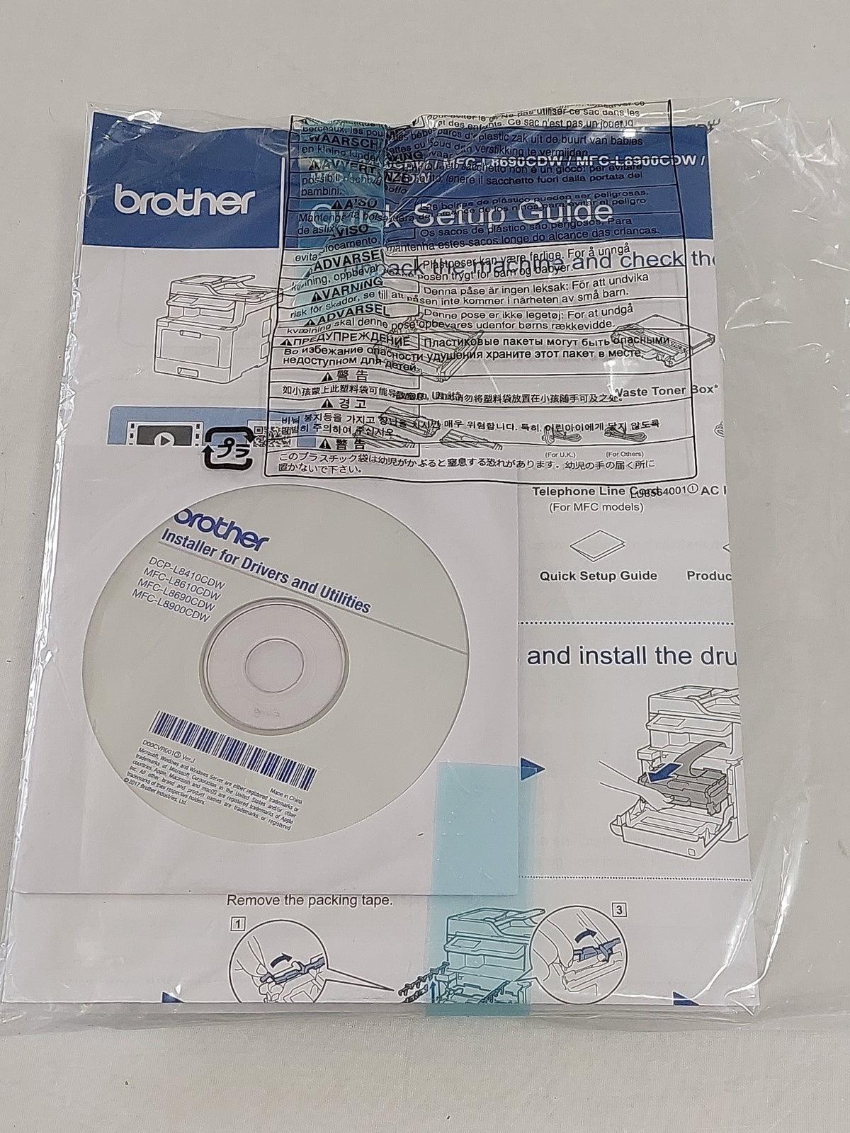 Brother MFC-L8690CDW A4 Colour Laser Multifunction Printer Duplex WiFi ADF