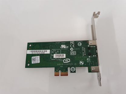 Dell Broadcom BCM95722A2202G PCI-E Gigabit Network Interface Card 0XK104 XK104