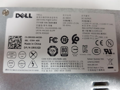 Dell Inspiron 3470 OptiPlex 3070 5070 200W Power Supply Unit 0R9JGD R9JGD