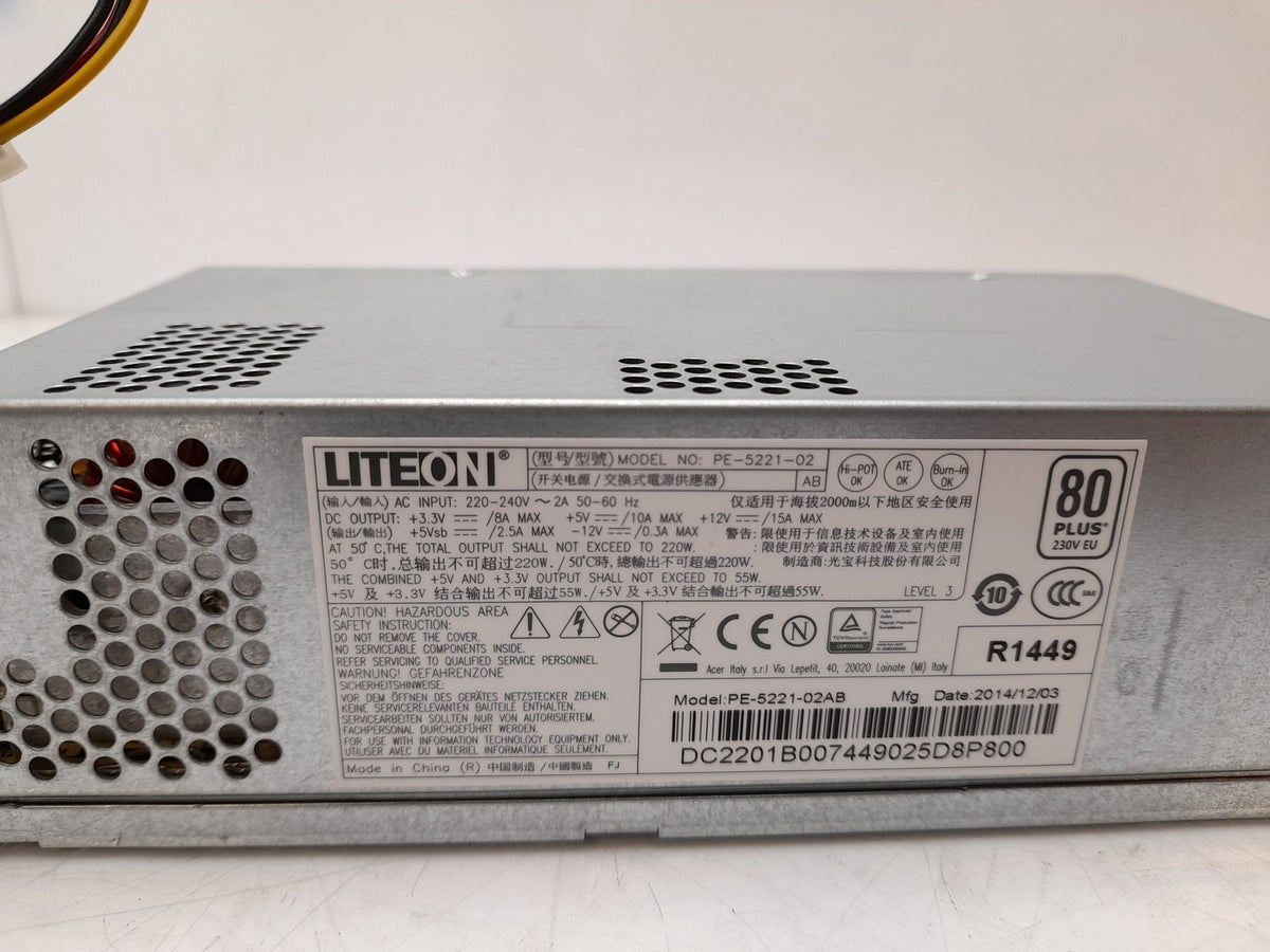 LiteON Acer Aspire XC-603 220W Power Supply Unit PE-5221-02