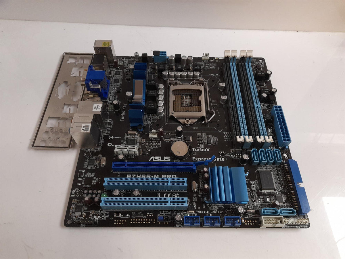 ASUS P7H55-M PRO Socket LGA1156 Micro ATX Motherboard With I/O Shield