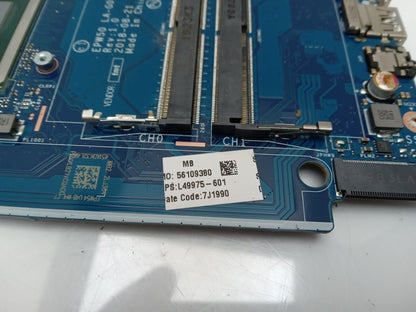 HP 250 G7 Laptop Motherboard with i5-8265U 1.6Ghz CPU DDR4 L49975-601
