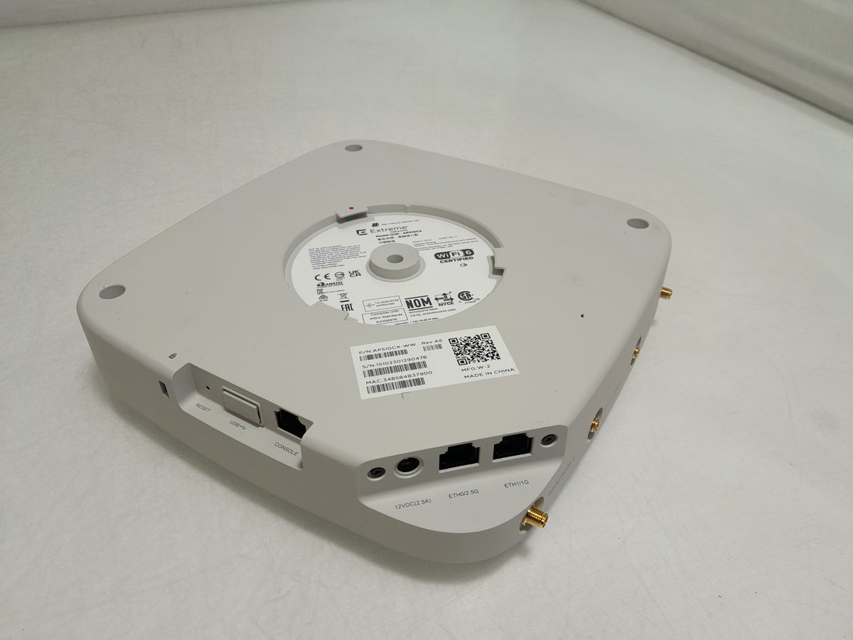 Extreme Networks AP510CX Wi‑Fi 6 802.11ax Dual Band Wireless Access Point