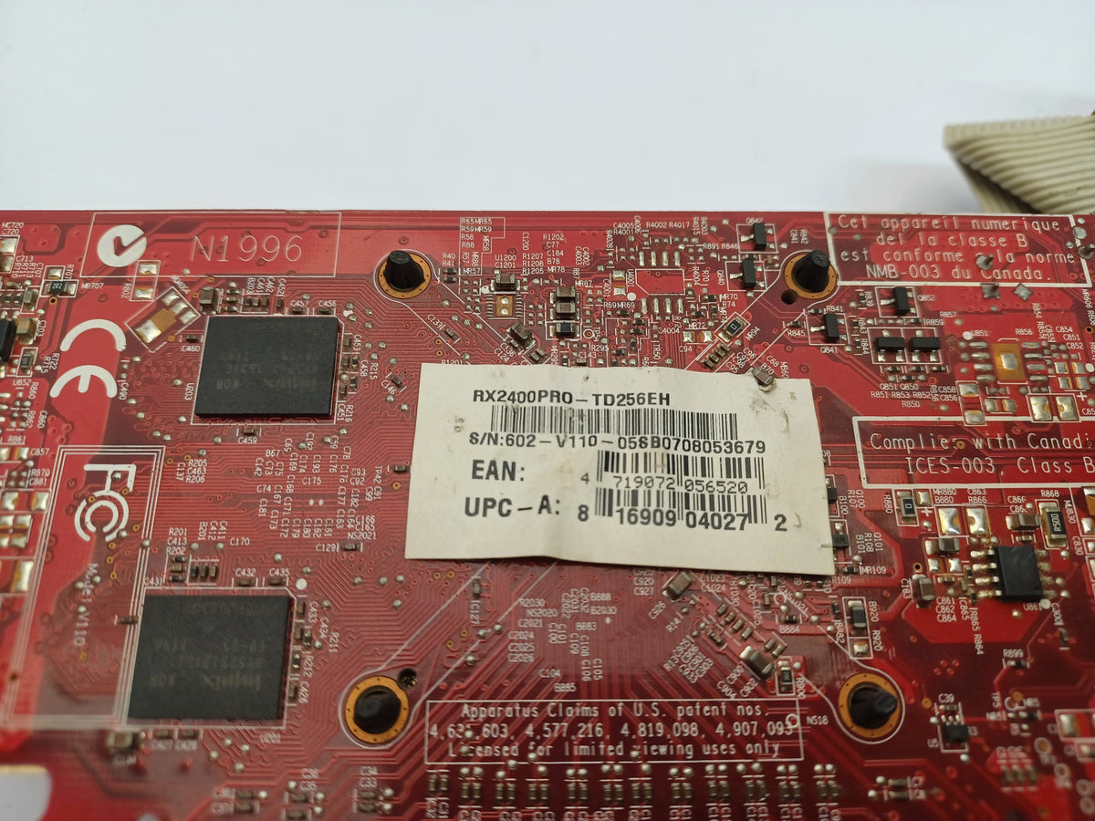 MSI Radeon HD 2400Pro 256MB GDDR2 Video Graphics Card RX2400PRO-TD256EH