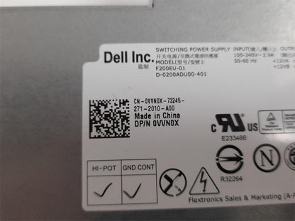 Dell OptiPlex 9010 200W AIO Power Supply Unit With I/O Shield 0VVN0X