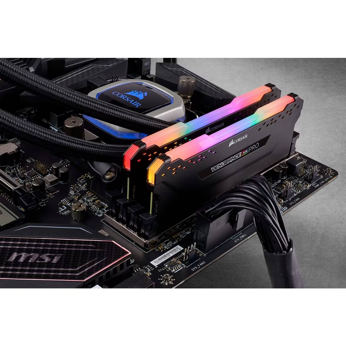 Corsair Vengeance RGB PRO CMW16GX4M2C3200C16 3200MHz 16GB (2x 8GB) CL16 DDR4 Gaming RAM