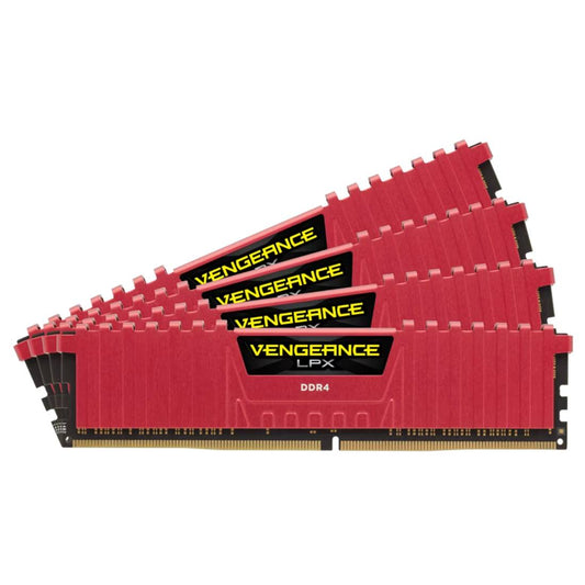 Corsair Vengeance LPX CMK16GX4M4A2133C13R 2133MHz 16GB (4x 4GB) CL13 DDR4 Gaming RAM