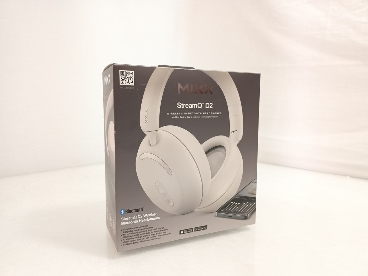 MIXX StreamQ D2 Wireless Bluetooth Headphones - Sand