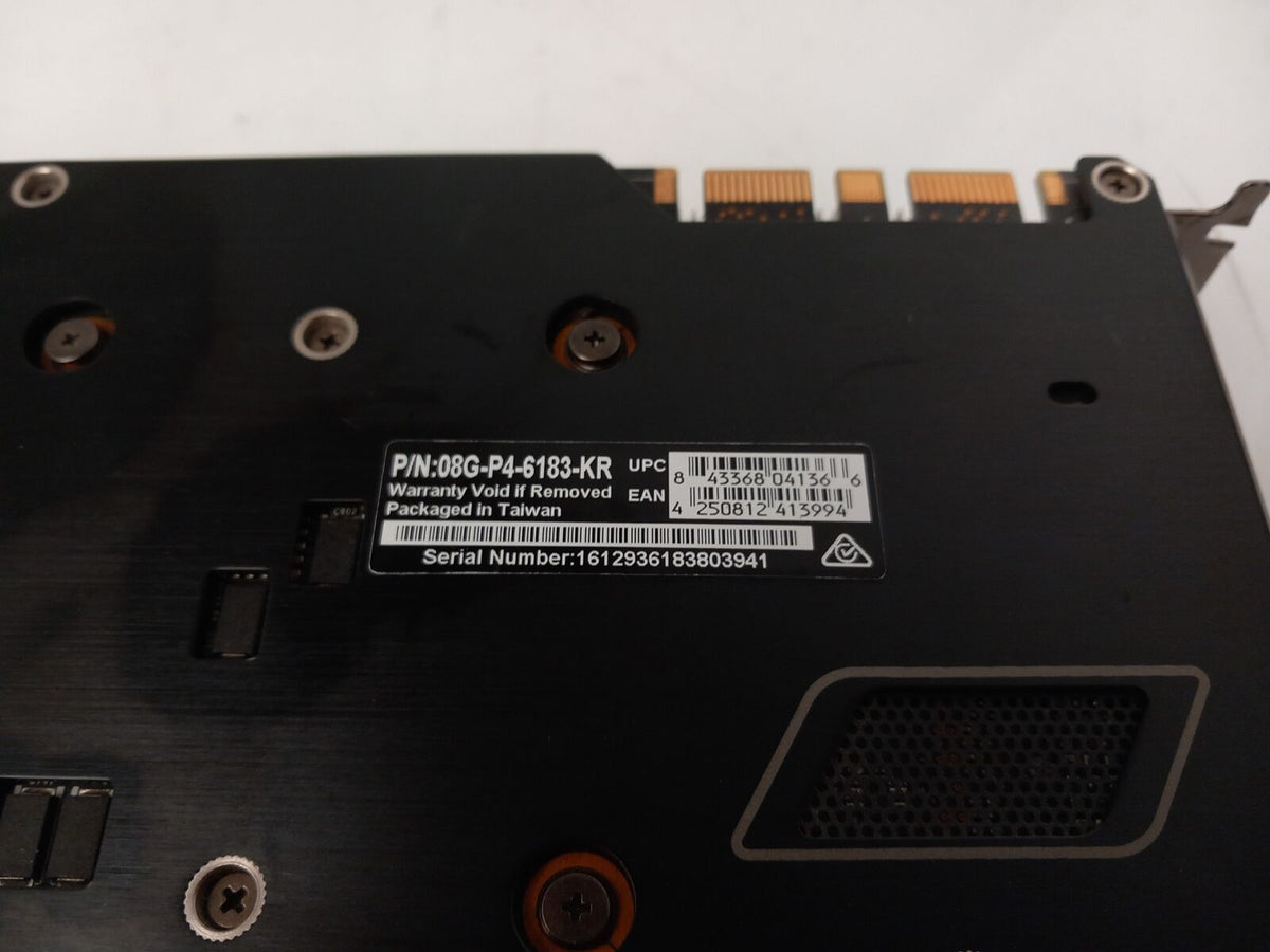 EVGA ACX3.0 GeForce GTX 1080 8GB DDR5 PCIe Video Graphics Card 08G-P4-6183-KR