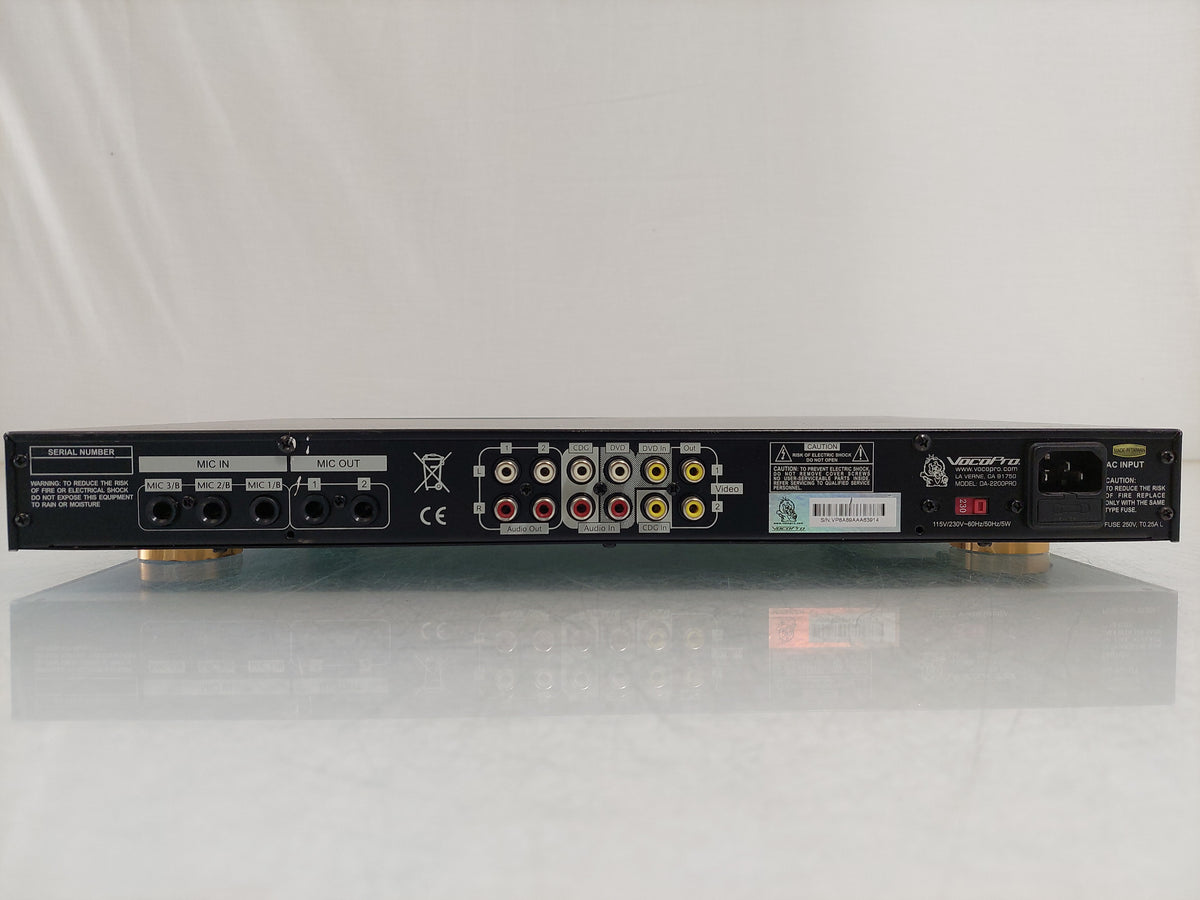 VocoPro DA-2200PRO Professional Digital Key Control Karaoke Mixer