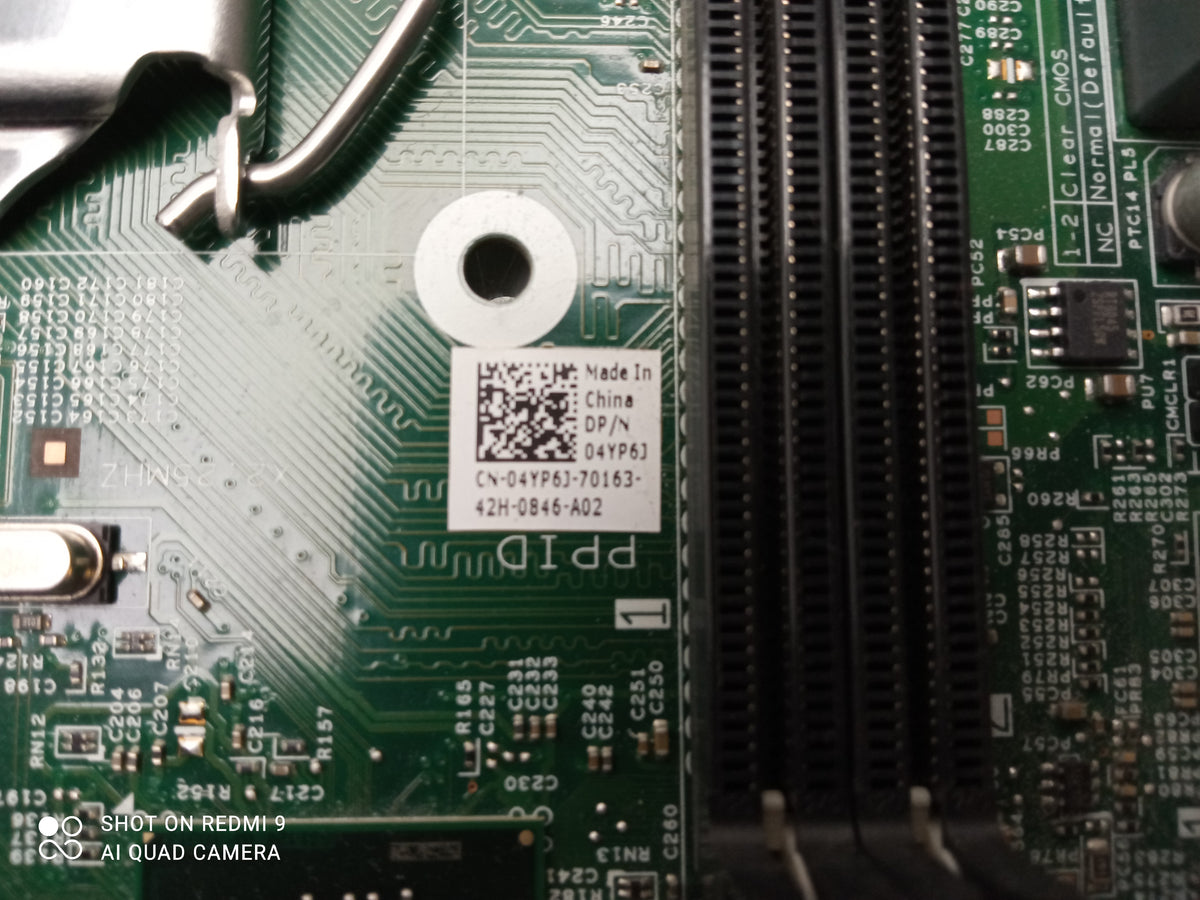 Dell OptiPlex 3020 SFF Socket LGA1150 Motherboard 04YP6J 4YP6J