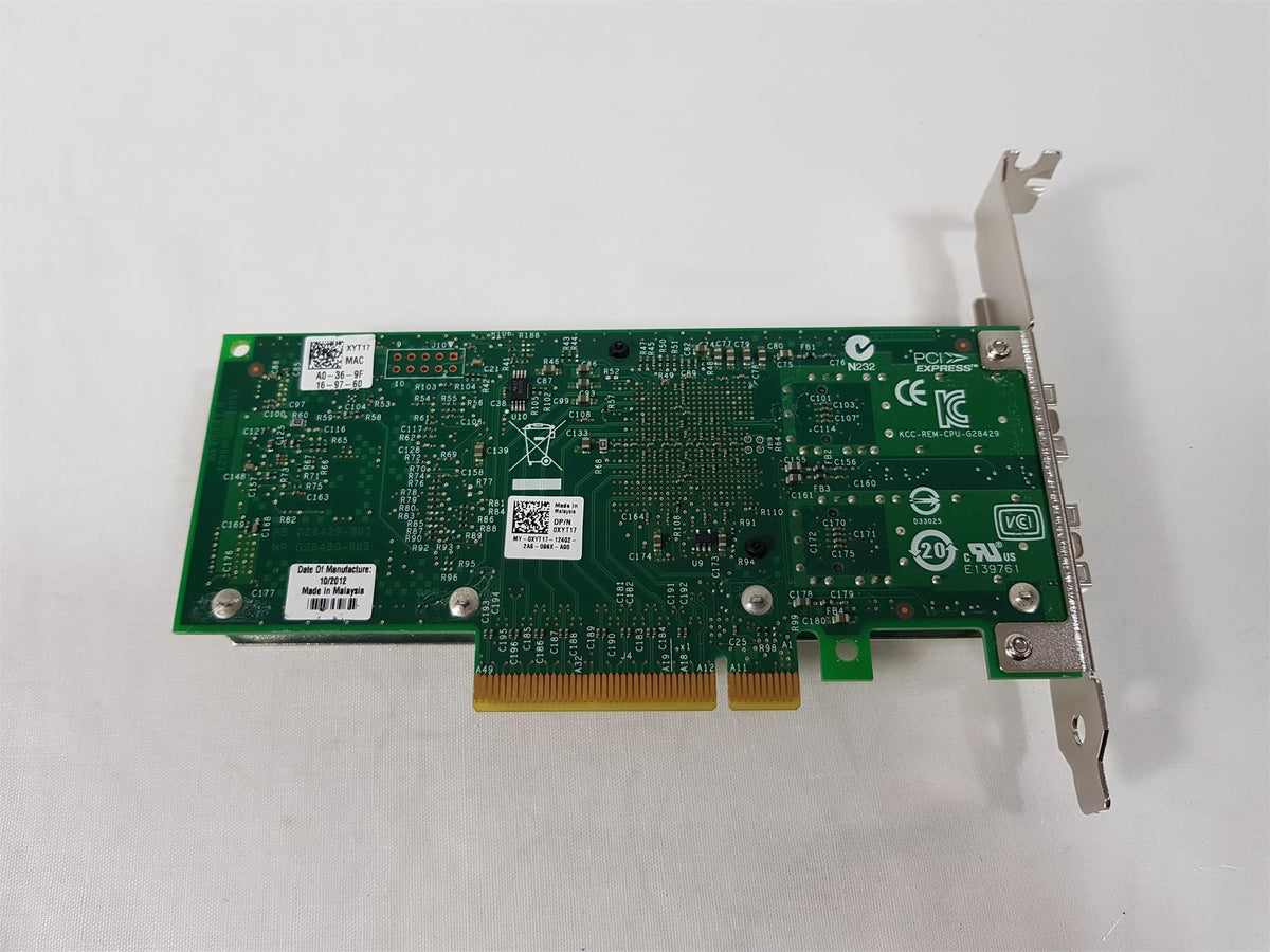 Dell Intel X520-DA2 Dual Port 10GB PCIe Network Card 0XYT17 XYT17 - New
