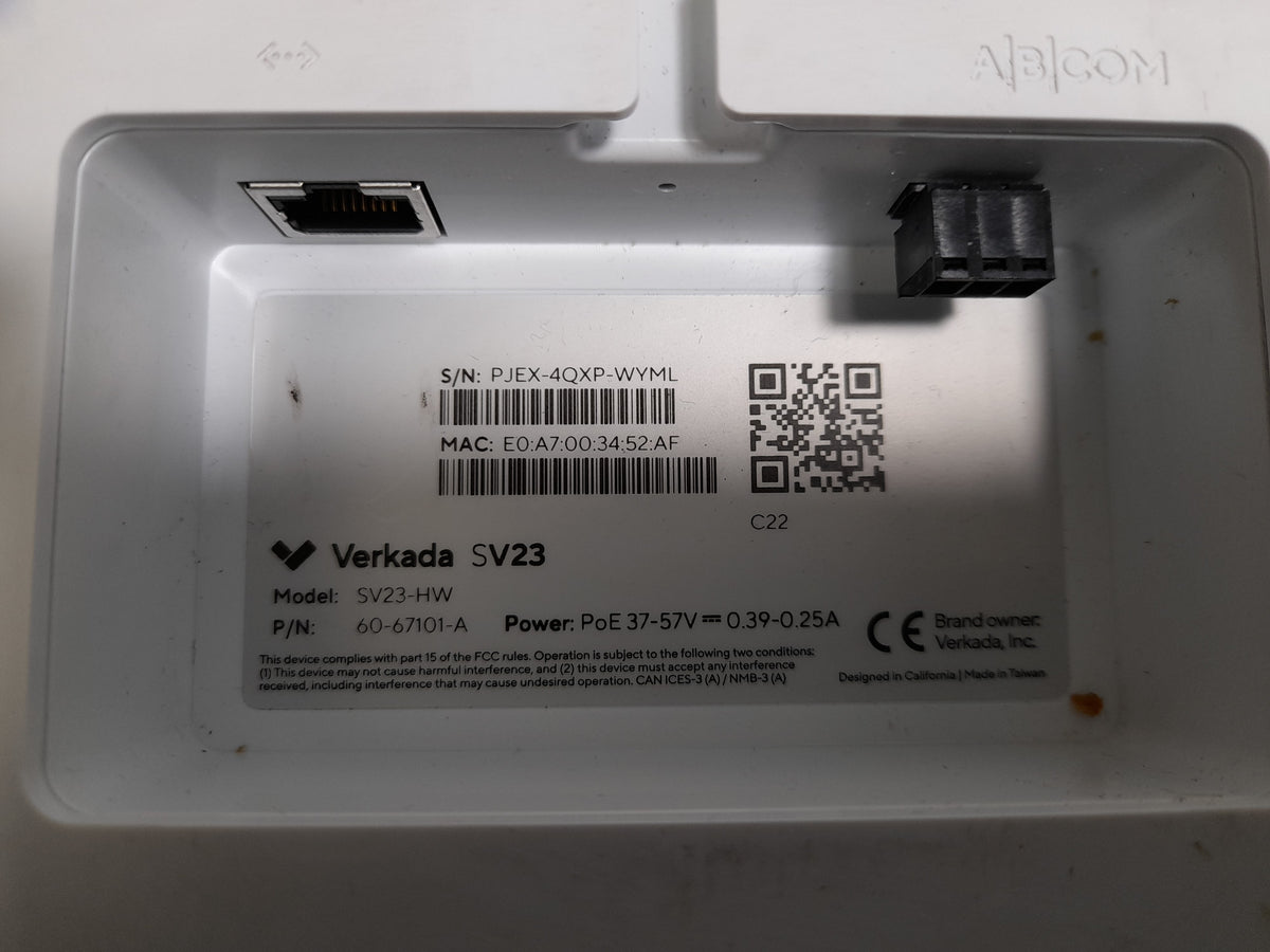 Verkada SV23-HW Environmental Sensor