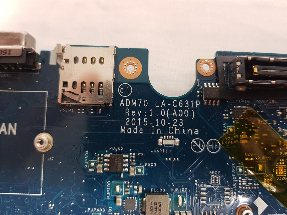 Dell Latitude E5470 Laptop Motherboard with i5-6300U CPU 0HCP0K HCP0K
