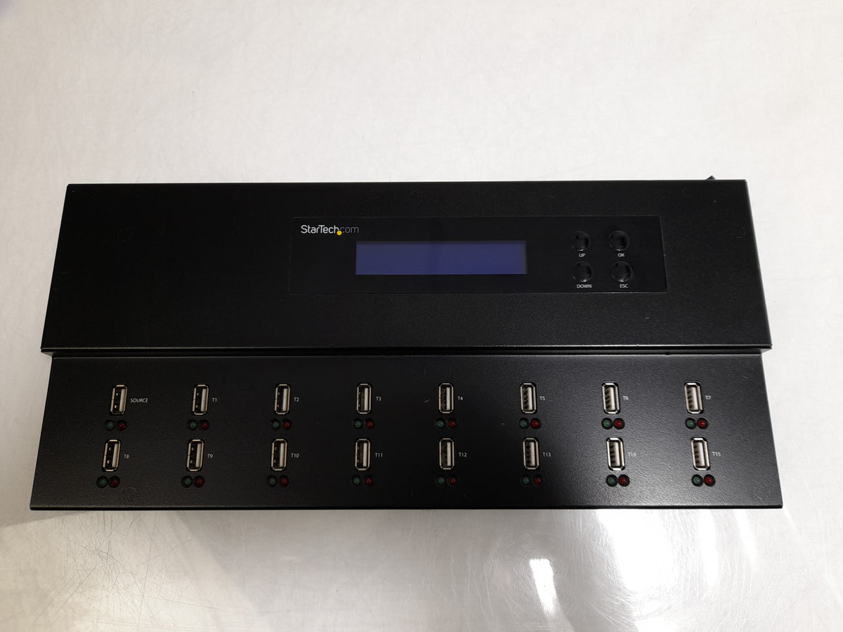StarTech USBDUPE115 Standalone 1 to 15 USB Thumb Drive Duplicator and Eraser