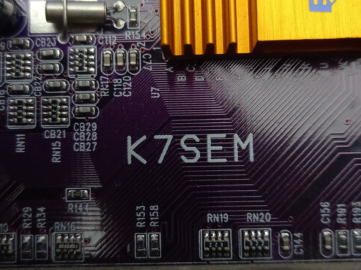 ECS K7SEM AMD DURON Processor Motherboard 