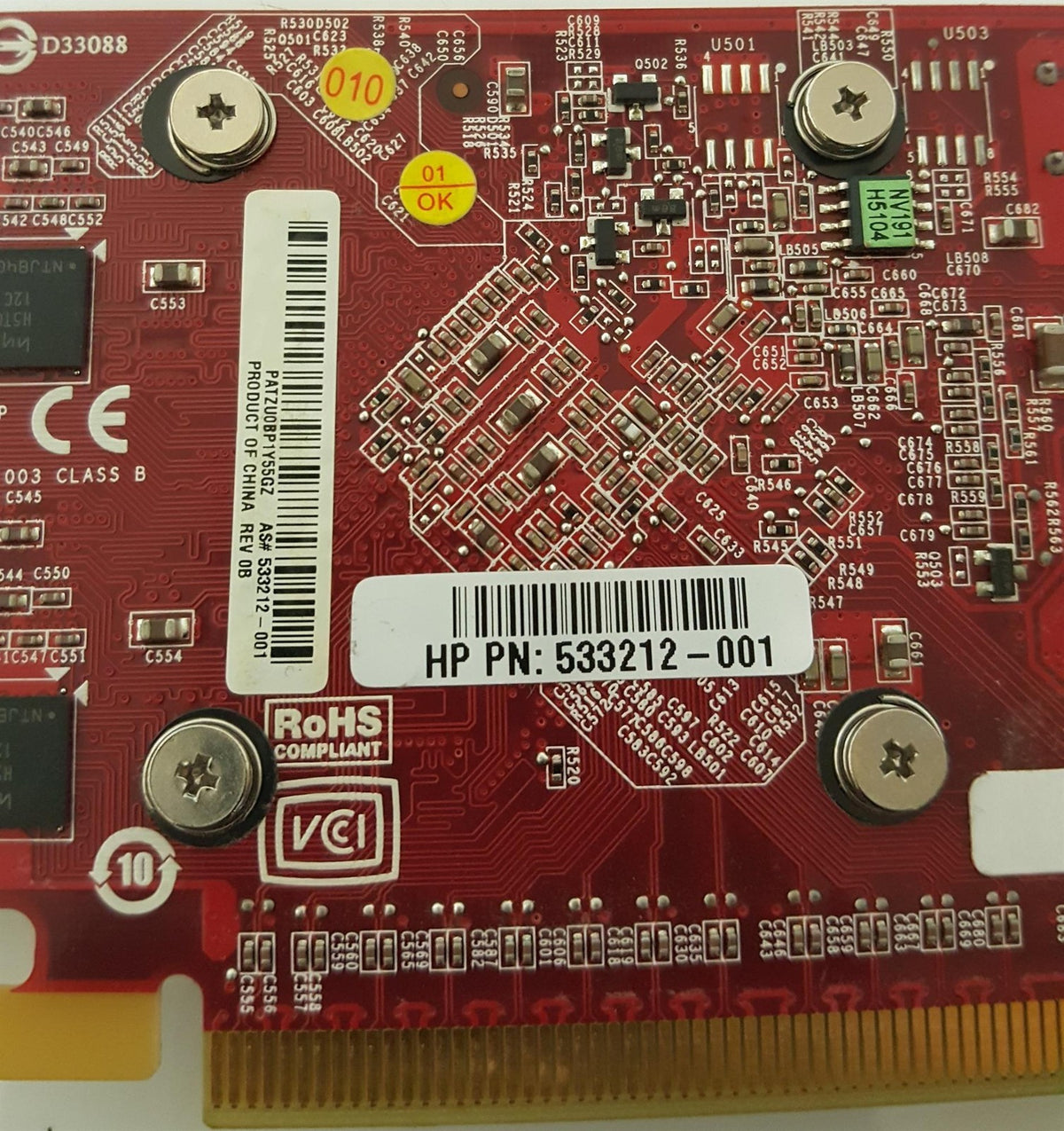 NVIDIA GeForce GT 220 1GB DDR3 PCIe Video Graphics Card 533212-001