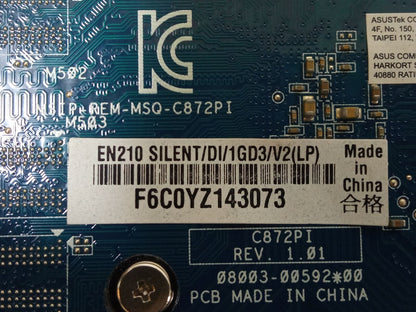 ASUS EN210 SILENT/DI/1GD3/V2(LP) PCIe VGA DVI-D HDMI LP Video Graphics Card