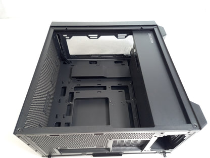 ASUS A21 Black Windowed M-ATX Gaming Desktop PC Case - No Fans
