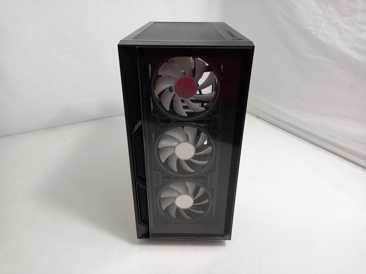 Vida Lucid Windowed M-ATX Black Gaming Desktop PC Case