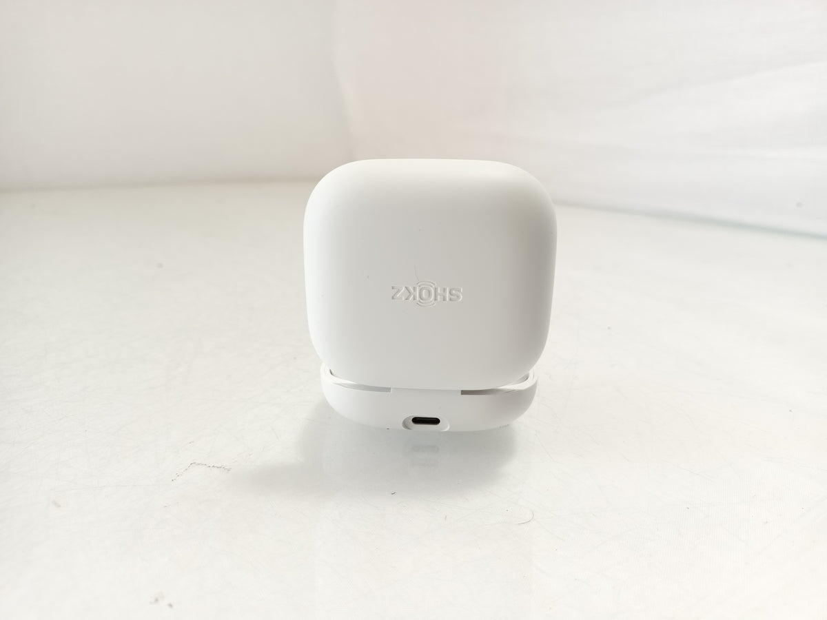 Shokz OpenFit Air White Wireless Bluetooth Earphones - With Case