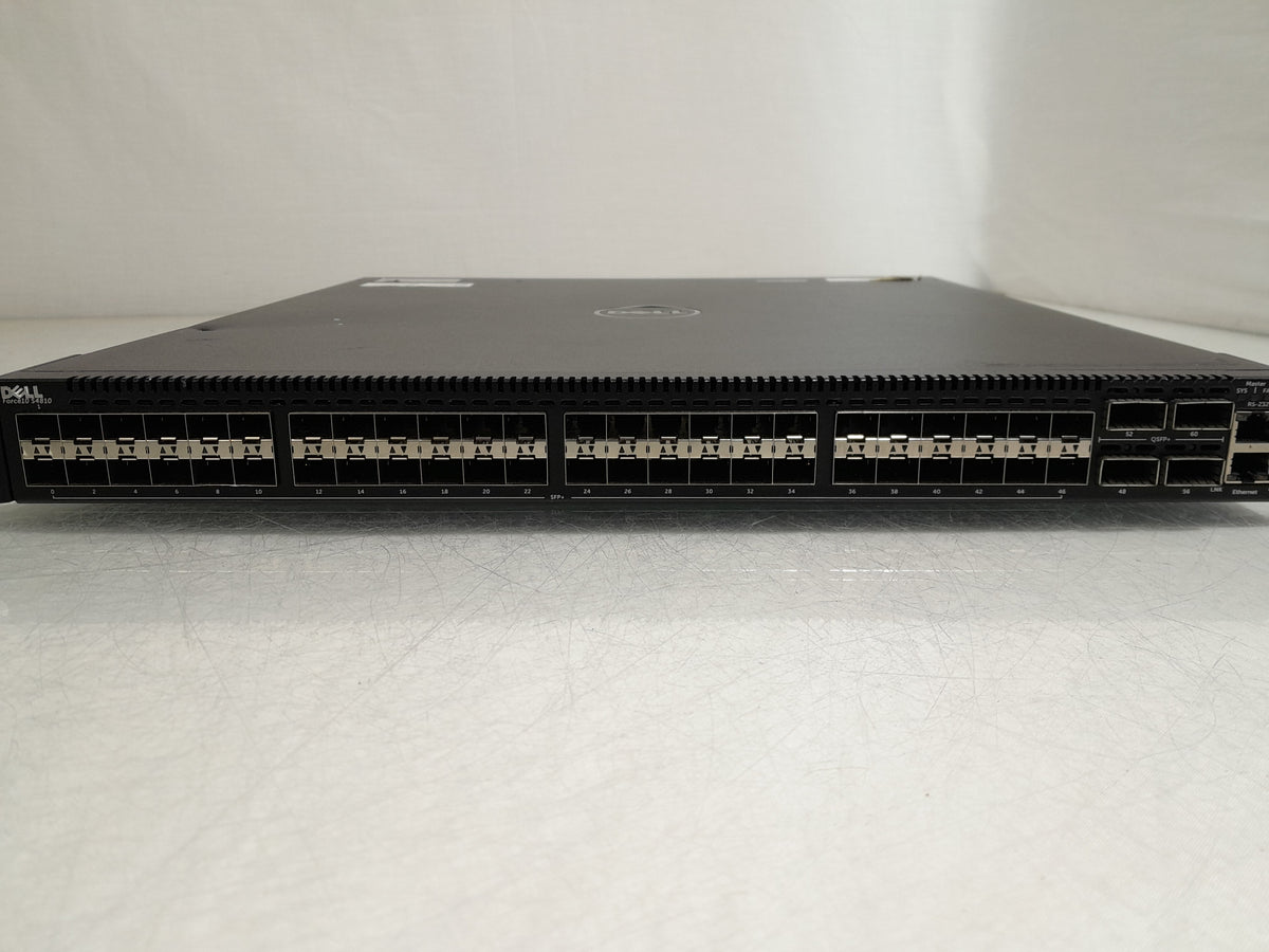 Dell Force10 S4810P-AC 48 Port 10GbE Network Switch w/ 4x 40GbE QSFP+ Ports