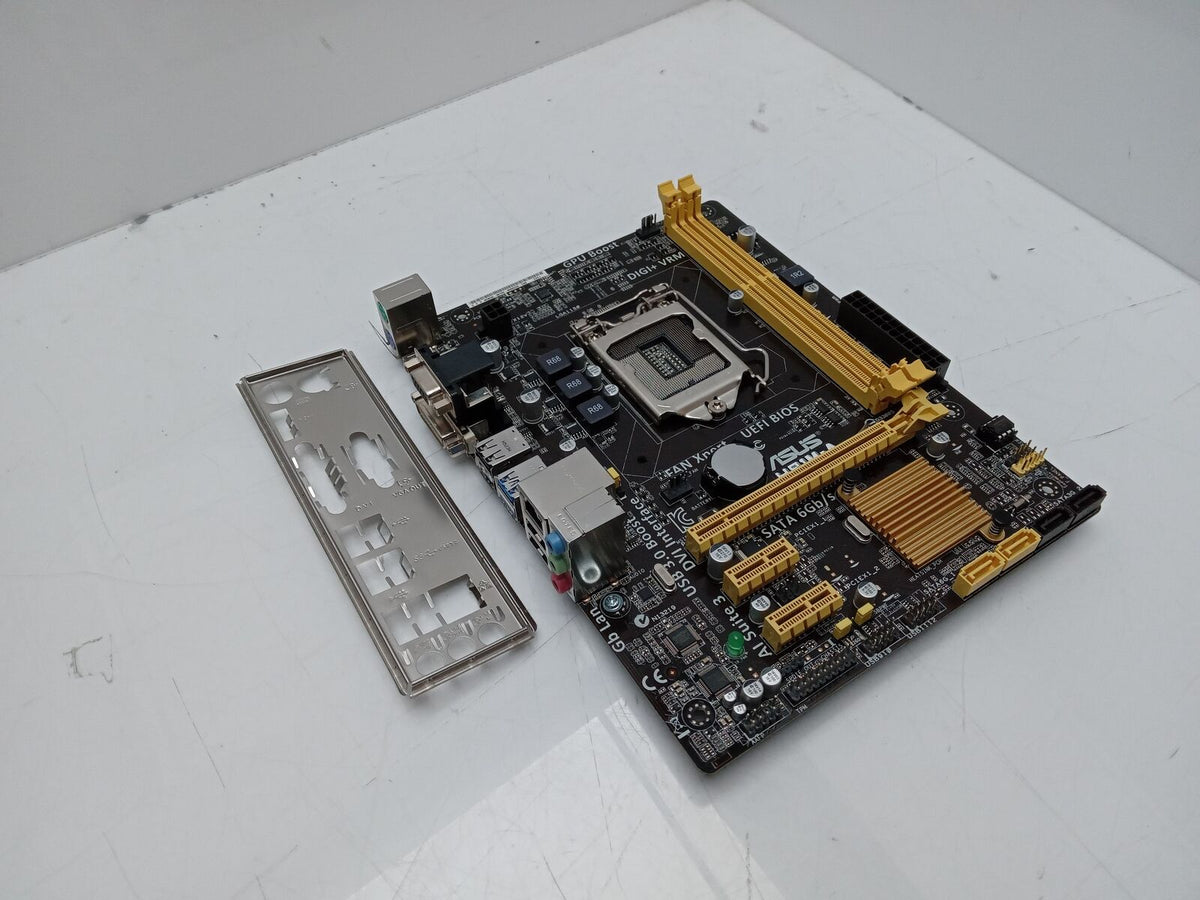 ASUS H81M-A Socket LGA1150 DDR3 PCI-E Micro ATX Motherboard With I/O Shield