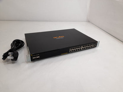 HP Aruba JL255A 2930F 24 Port Gigabit POE+ 4 SFP+ Switch