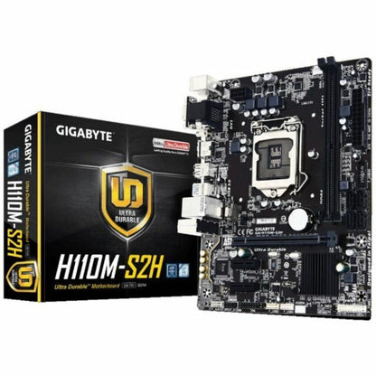 GIGABYTE GA-H110M-S2H Socket LGA1151 DDR4 Micro ATX Motherboard With I/O Shield