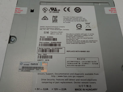 HP LTO-6 Ultrium 6250 Internal Tape Drive EH969-60005 684881-001