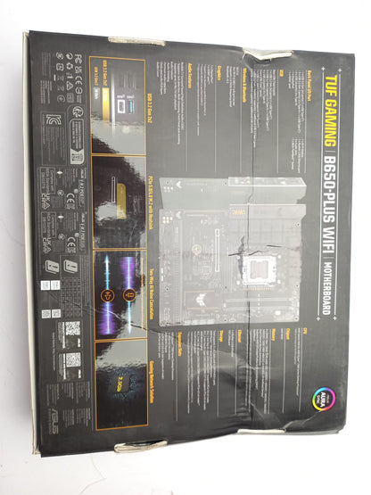ASUS TUF GAMING B650-PLUS WIFI Socket AM5 DDR5 ATX Motherboard 90MB1BZ0-M0EAY0- Faulty