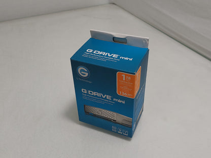 G-Technology G-DRIVE mini USB 3.0 1TB Silver External Hard Drive 0G02577