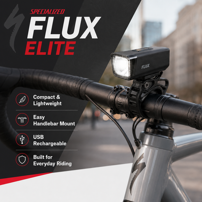 Specalized FLUX ELITE LED USB Rechargeable Cycling Headlight 400 Lumens
