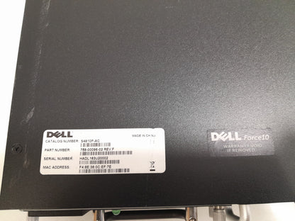 Dell Force10 S4810P-AC 48 Port 10GbE Network Switch w/ 4x 40GbE QSFP+ Ports