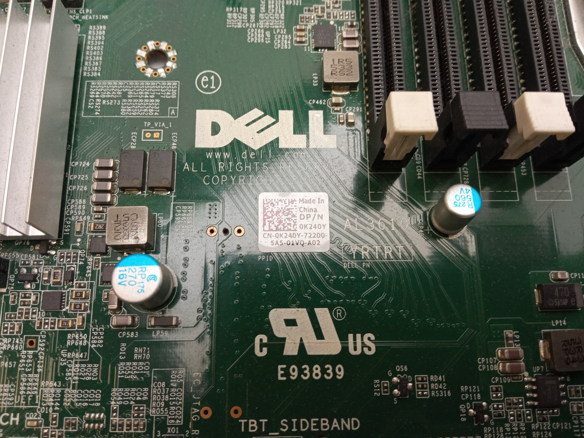 Dell Precision T5810 LGA2011 Socket DDR4 PCI-E Motherboard 0K240Y K240Y