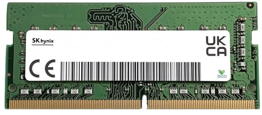 SK Hynix 4GB DDR4 3200 MHz PC4-25600 1Rx16 Laptop RAM Module HMA851S6DJR6N-XN