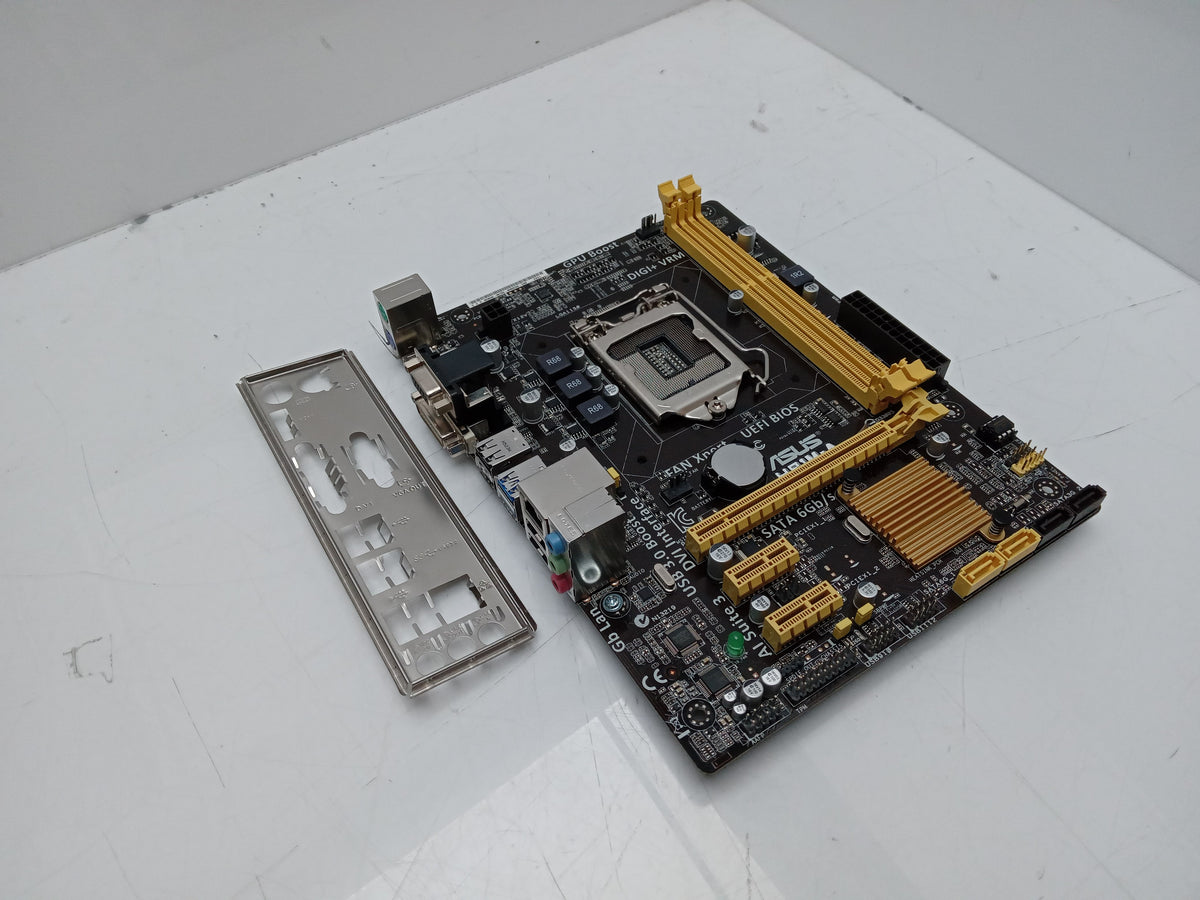 ASUS H81M-A Socket LGA1150 DDR3 PCI-E Micro ATX Motherboard With I/O Shield