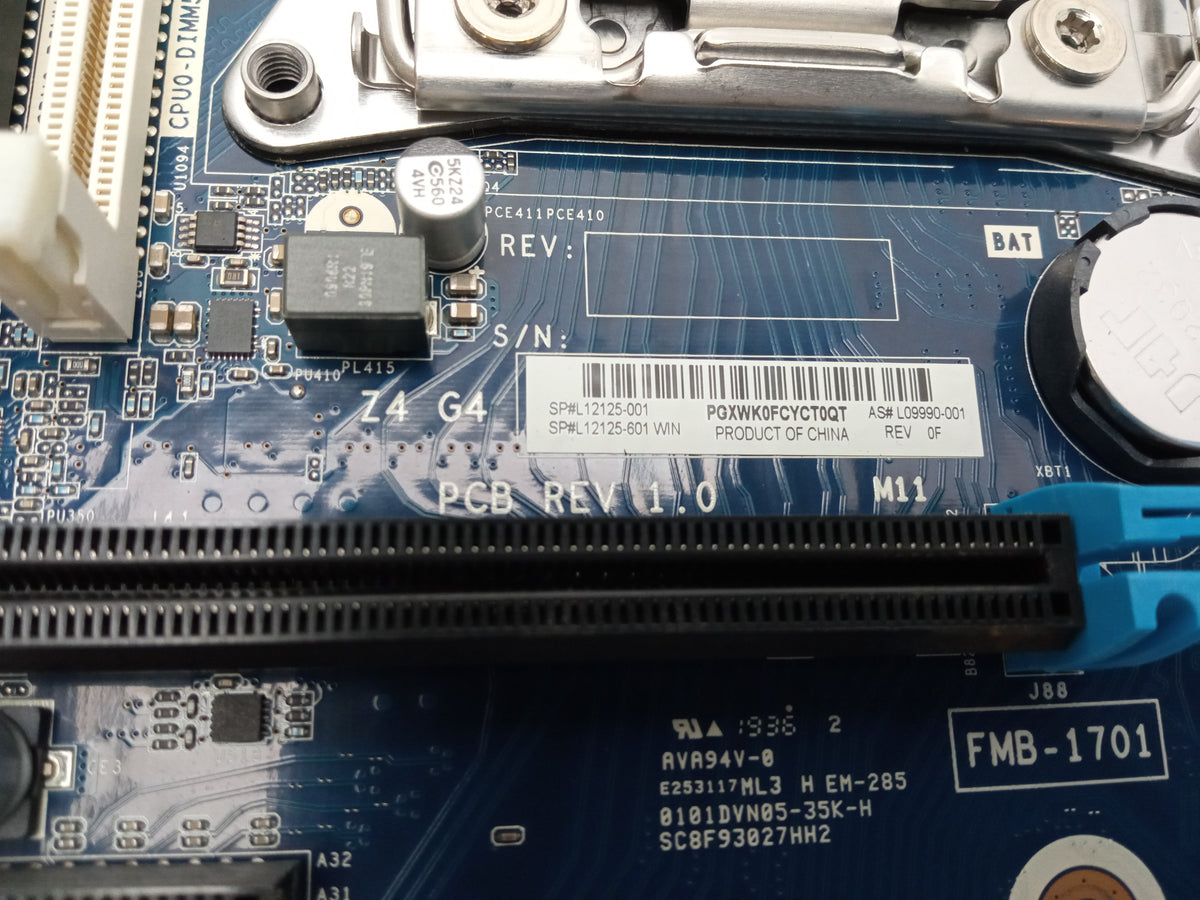 HP Z4 G4 Core X Series Workstation Dual Socket 2066 DDR4 Motherboard L09990-001