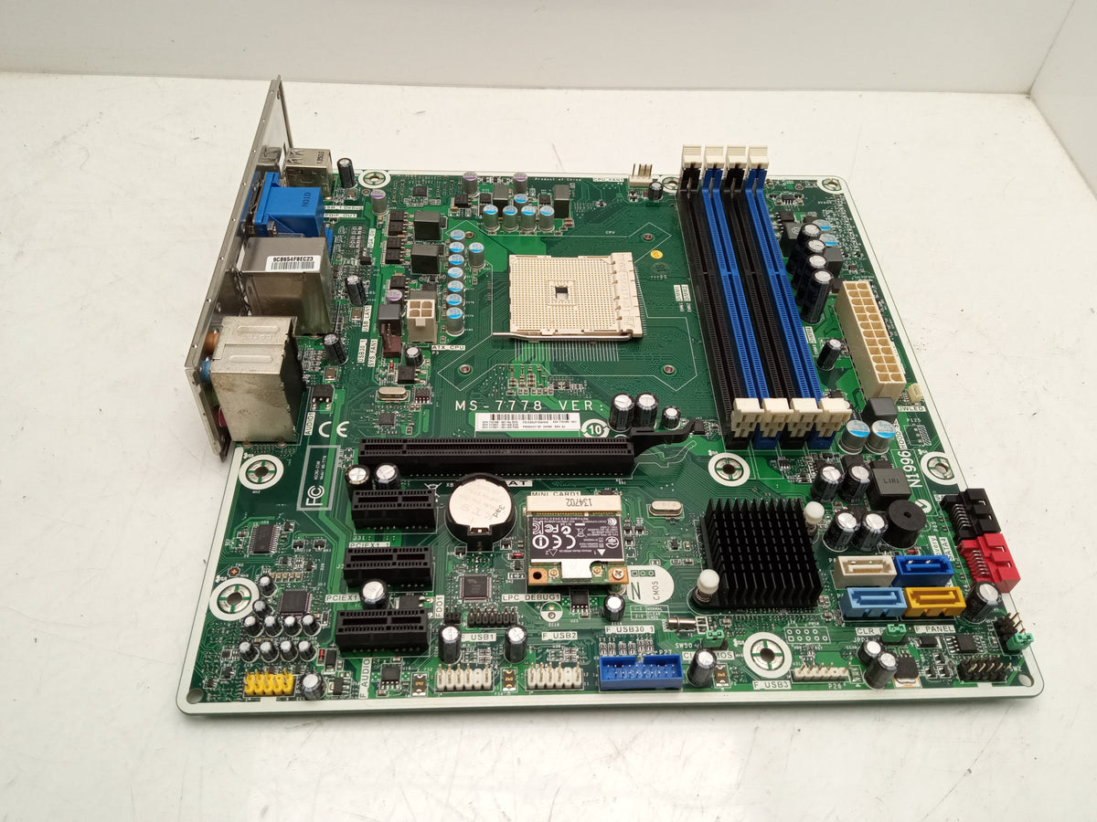 HP MS-7778 Socket FM2 Motherboard With I/O Shield 716188-001